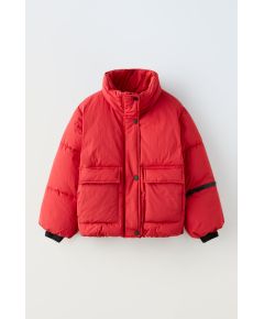 Zara Куртка-пуховик из коллекции snow collection , Цвет: Красный, Размер: 6-7 лет (120 см)