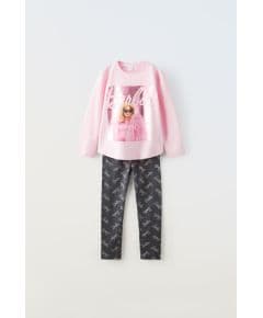 Zara 6-14 лет/ пижама barbie™ mattel , Цвет: Розовый, Размер: 6-7 лет (120 см)