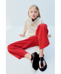 Zara Сандалии из загнутой кожи , Цвет: Черный, Размер: 29 (18,3 см)