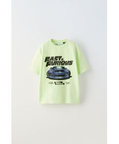 Zara Футболка fast & furious ® , Цвет: Зеленый, Размер: 6-7 лет (120 см)