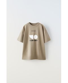 Zara Футболка flow away t-shirt , Цвет: Серый, Размер: 6-7 лет (120 см)