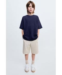 Zara Полные шорты true neutrals long bermuda shorts , Цвет: Бежевый, Размер: 6 лет (116 см)