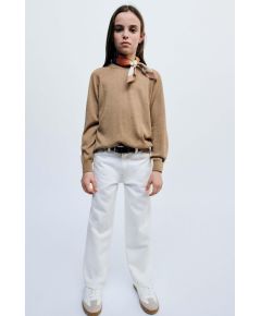 Zara   воды рубашка из смесовой шерсти true neutrals , Цвет: Коричневый, Размер: 6-7 лет (120 см)