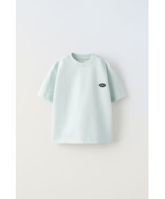 Zara Футболка с тяжелым вышивкой , Цвет: Синий, Размер: 6-7 лет (120 см)