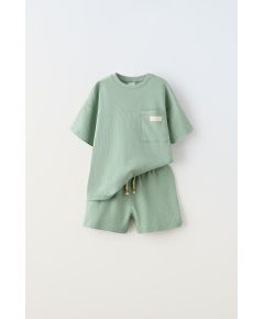 Zara Двухэлементный комплект, Цвет: Зеленый, Размер: 6-7 лет (120 см)