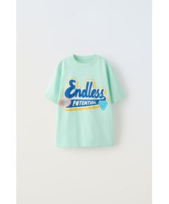 Zara Сохраняйте  endless t-shirt , Цвет: Зеленый, Размер: 6-7 лет (120 см)