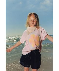 Zara Футболка с эффектом распыления и слоганом , Цвет: Розовый, Размер: 6-7 лет (120 см)