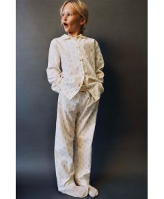 Zara 6-14 лет / пижамы в стиле рубашки с цветочным узором , Цвет: Бежевый, Размер: 6-7 лет (120 см)