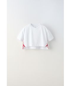 Zara Футбольная майка с ным швом foil , Цвет: Белый, Размер: 6-7 лет (120 см)