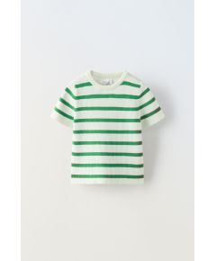 Zara Полосатая вязаная футболка , Цвет: multicolor, Размер: 6-7 лет (120 см)