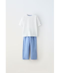 Zara Шестиподростковый возраст 6-14 лет / проверьте совпадение , Цвет: Синий, Размер: 6-7 лет (120 см)