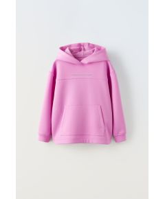 Zara Спортивный худи с кнопками , Цвет: Розовый, Размер: 6-7 лет (120 см)