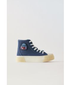 Zara   lilo & stitch © disney high-top sneakers , Цвет: Синий, Размер: 29 (18,3 см)