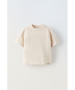 Zara Футболка soft-touch , Цвет: Бежевый, Размер: 6-7 лет (120 см)