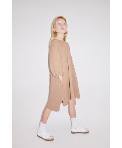 Zara Платье с текстурой и пуговицами , Цвет: Розовый, Размер: 6 лет (116 см)