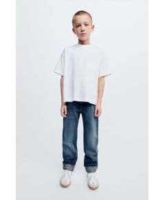 Zara Разделитель true neutrals straight jeans , Цвет: Синий, Размер: 6 лет (116 см)