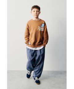 Zara Свитшот snoopy peanuts™ , Цвет: Бежевый, Размер: 13-14 лет (164 см)