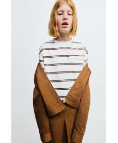 Zara  true neutrals тяжелая полосатая футболка , Цвет: С принтом, Размер: 6-7 лет (120 см)