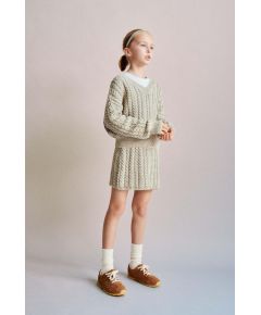 Zara Свитер с косынкой , Цвет: Зеленый, Размер: 6-7 лет (120 см)