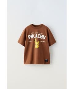 Zara Футболка pikachu pokémon™ , Цвет: Коричневый, Размер: 6-7 лет (120 см)