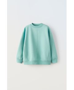 Zara Теплый плюшевый свитшот , Цвет: Синий, Размер: 6-7 лет (120 см)