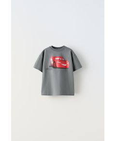 Zara Футболка cars lightning mcqueen © disney с круглым вырезом и короткими рукавами, Цвет: Серый, Размер: 1½ лет (86 см)