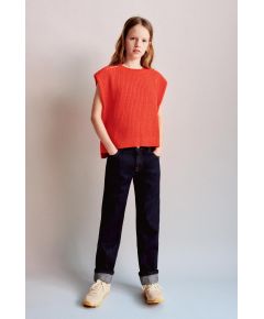 Zara Жилет из трикотажной шенилл , Цвет: Красный, Размер: 6-7 лет (120 см)