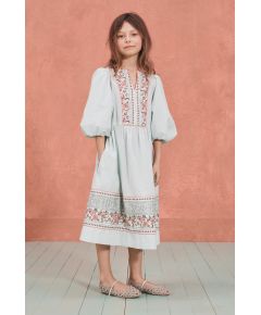 Zara Флористические льняные балетки из высококачественной телячьей кожи - лимитированное издание , Цвет: Бежевый, Размер: 30 (18,9 см)