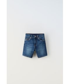 Zara Джинсовые бермуды с посадкой regular fit , Цвет: Синий, Размер: 6 лет (116 см)