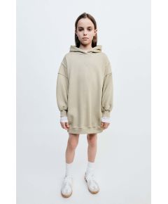 Zara Платье плюш true neutrals , Цвет: Зеленый, Размер: 6-7 лет (120 см)