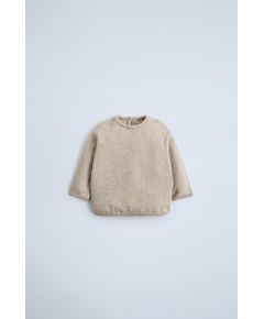 Zara Футболка soft-touch , Цвет: Бежевый, Размер: 1-3 месяцев (62 см)