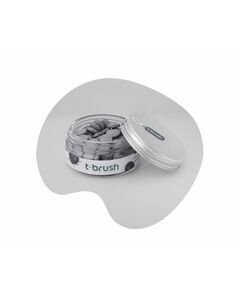 T-Brush Зубная паста с активированным углем и фтором, 90 таблеток