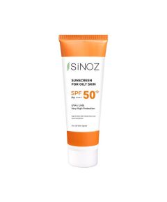 Sinoz Специальный осветляющий солнцезащитный крем для жирной кожи SPF50 50 мл