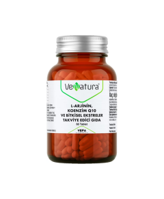 Venatura L-Arjinin, Coenzyme Q10 + herbal extract, пищевая добавка, 60 таблеток