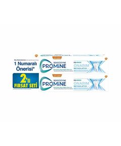 Восстанавливающая и отбеливающая зубная паста Sensodyne Promine 75 мл - набор х2