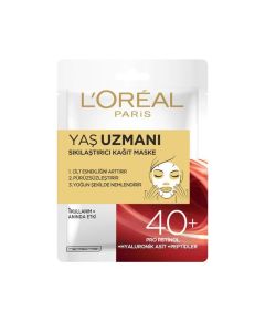 Loreal Paris Age Expert 40+ Укрепляющая бумажная маска для лица 30 г