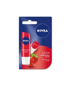 Крем для губ Nivea со вкусом клубники 4,8 гр