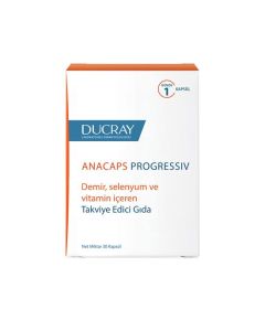 Ducray Anacaps Пищевая добавка для защиты волос 30 капсул