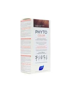 Травяная краска для волос Phyto Phytocolor 7.43 - Auburn Copper Dore New Formula