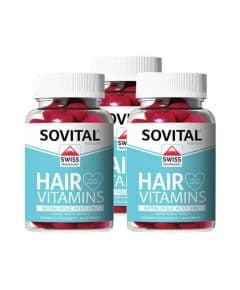 Sovital Hair Vegan Gummy Hair Vitamin 60 капсул x 3 шт.