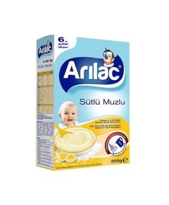 Arılac Milk Banana Дополнительный прикорм для детей и малышей 200 гр