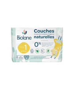 Детские подгузники Biolane Natural, 28 шт., 1 размер, 2–5 кг