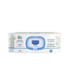 Салфетки влажные очищающие Mustela 70 шт.