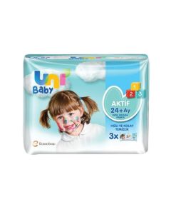 Влажные салфетки Uni Baby Active Simple Clean, 3x52 шт.