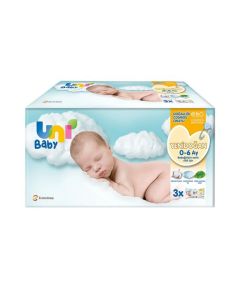 Влажные салфетки для новорожденных Uni Baby 3х40 шт.