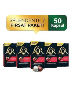 L'Or - Spendentente - Intententy 7 - Nespresso Compatible Capsule Coffee Package 10 x 5 пакетов (50 штук)