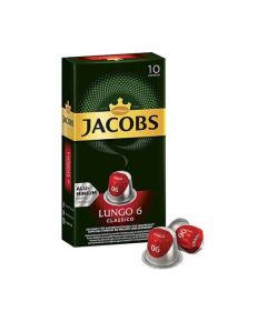 Jacobs Lungo 6 Classico 10S Capsule Coffee