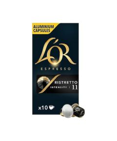 L'Or - RISTRETTO - Интенсивность 11 - Nespresso Compatible 10 алюминиевых капсул