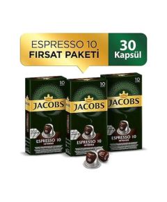 Jacobs Espresso 10 интенсивный 3 капсулярного кофе