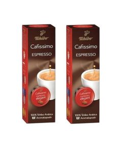 Tchibo Cafissimo Espresso Elegant Aroma 10 PC Post 2 PC Capsule Capele Coffee